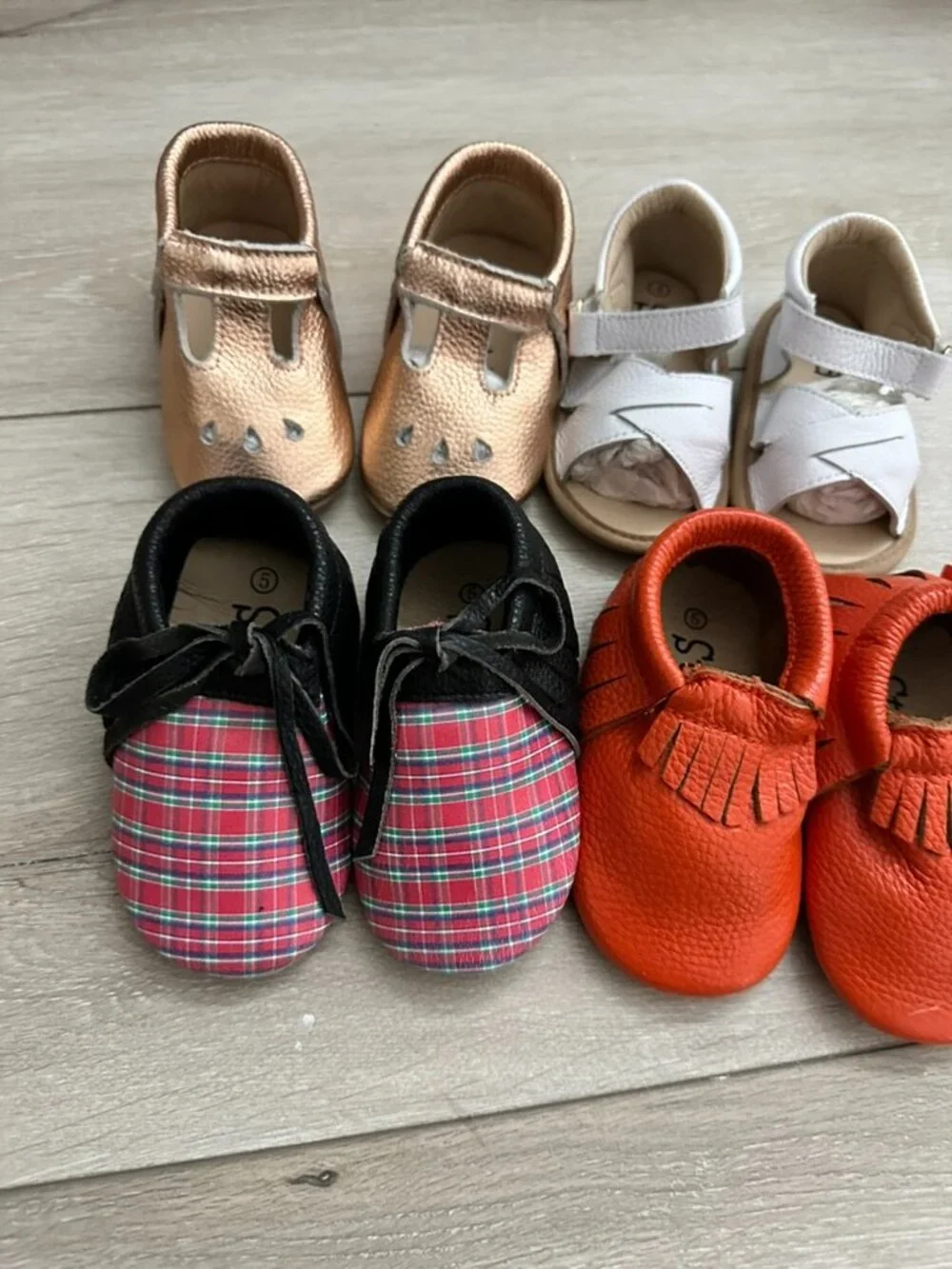 4 pairs Size 4 Size 5 lots Baby Shoes Lots Flash Sale toddler Shoes Sandals